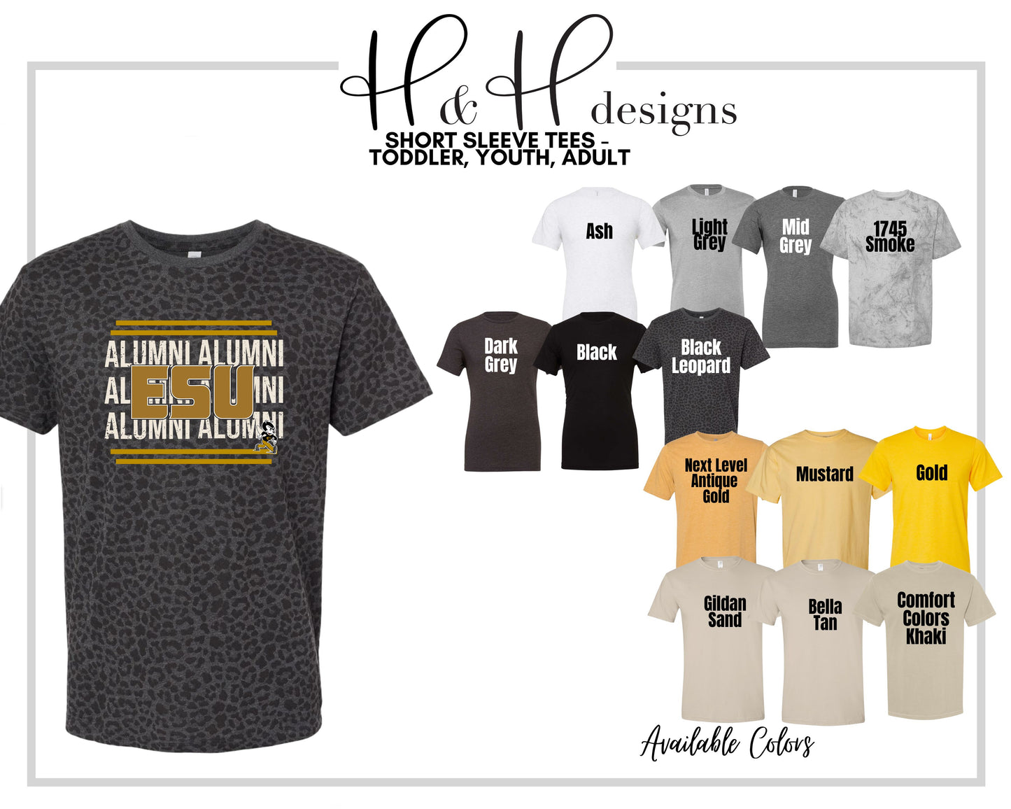 Emporia State Alumni ~ Licensed Apparel ~ HHESU140
