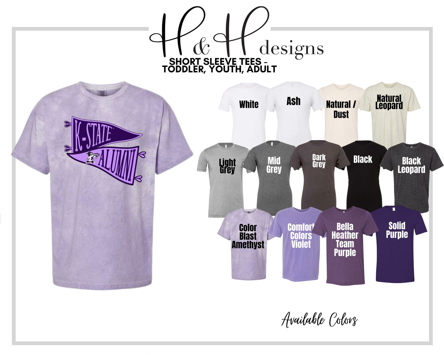 K-State Alumni Pennants ~ Licensed Apparel ~ HHKSU194
