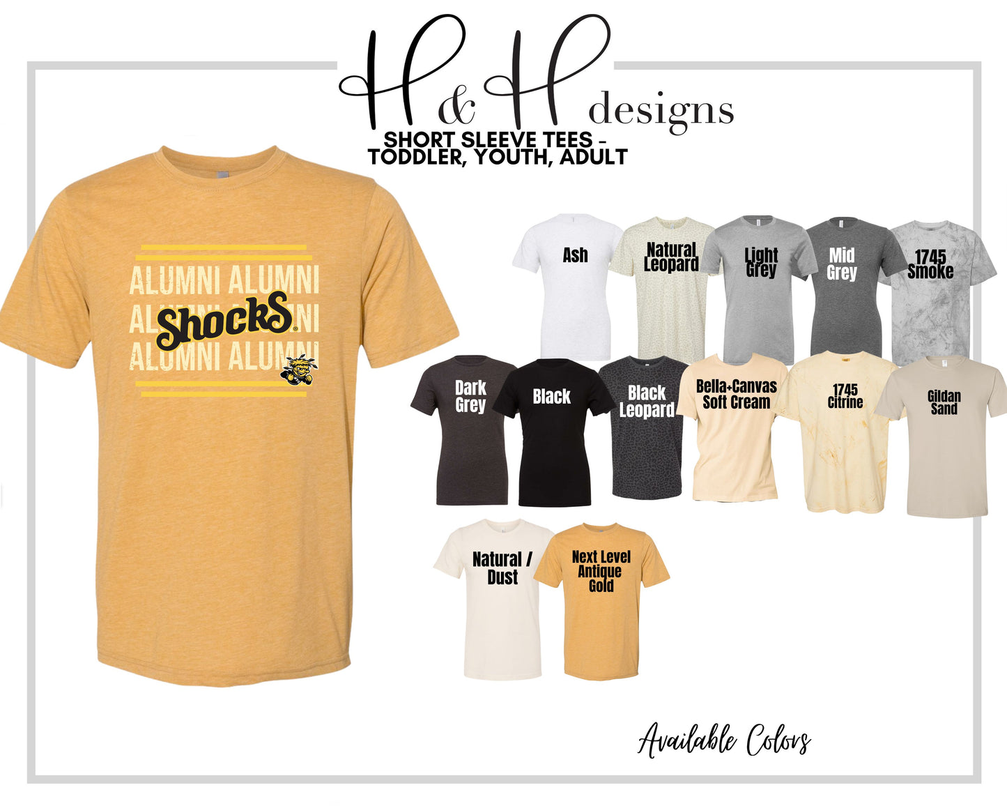 Wichita State Alumni ~ Licensed Apparel ~ HHWSU127