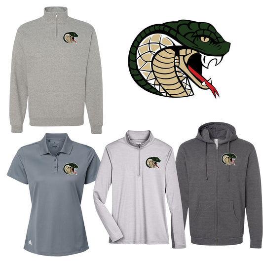 Lady Cobras Basketball ~ Zip and Button Items