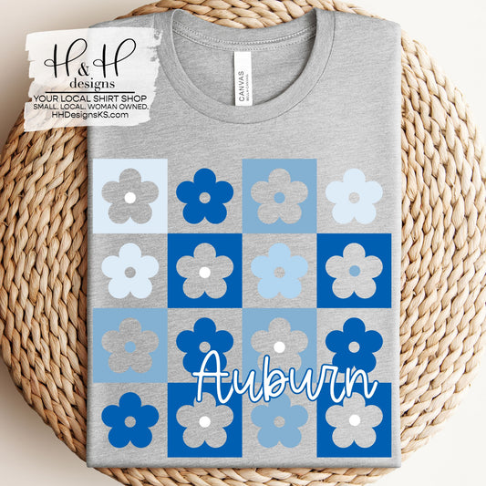Auburn Daisy Block