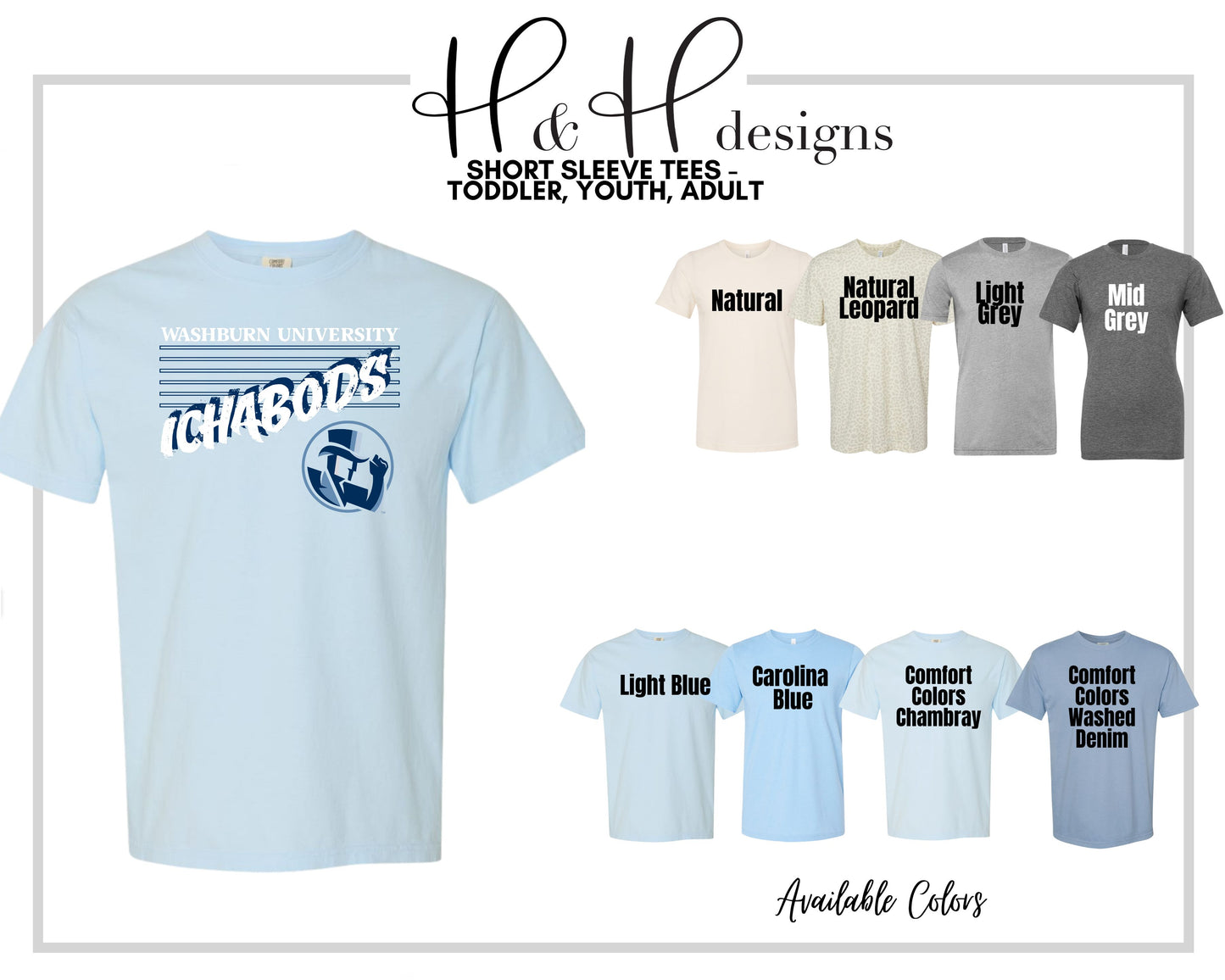 Ichabods Six Rectangles ~ Licensed Apparel ~ HHWU207