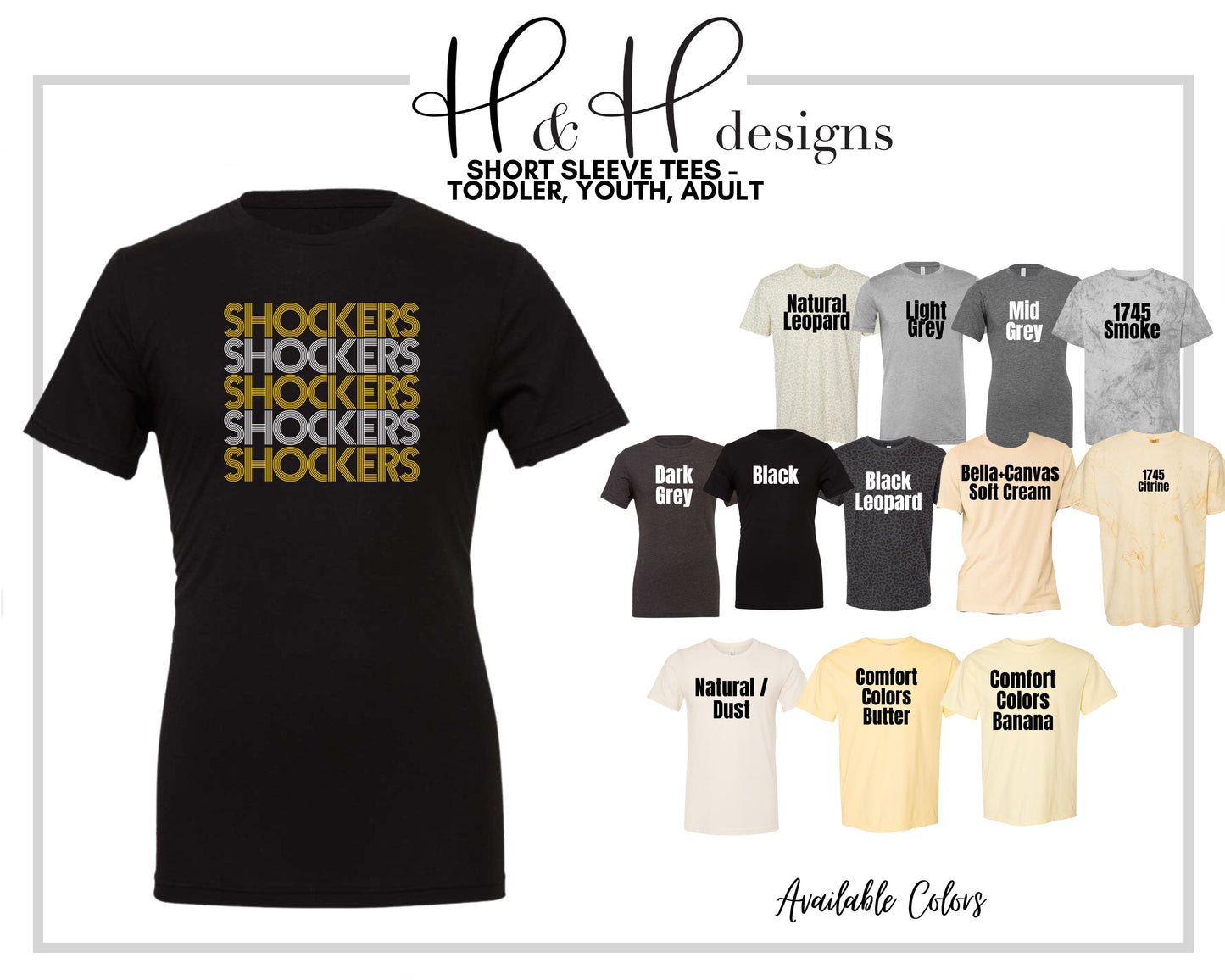 Shockers Prism Stack  ~ Licensed Apparel ~ HHWSU110