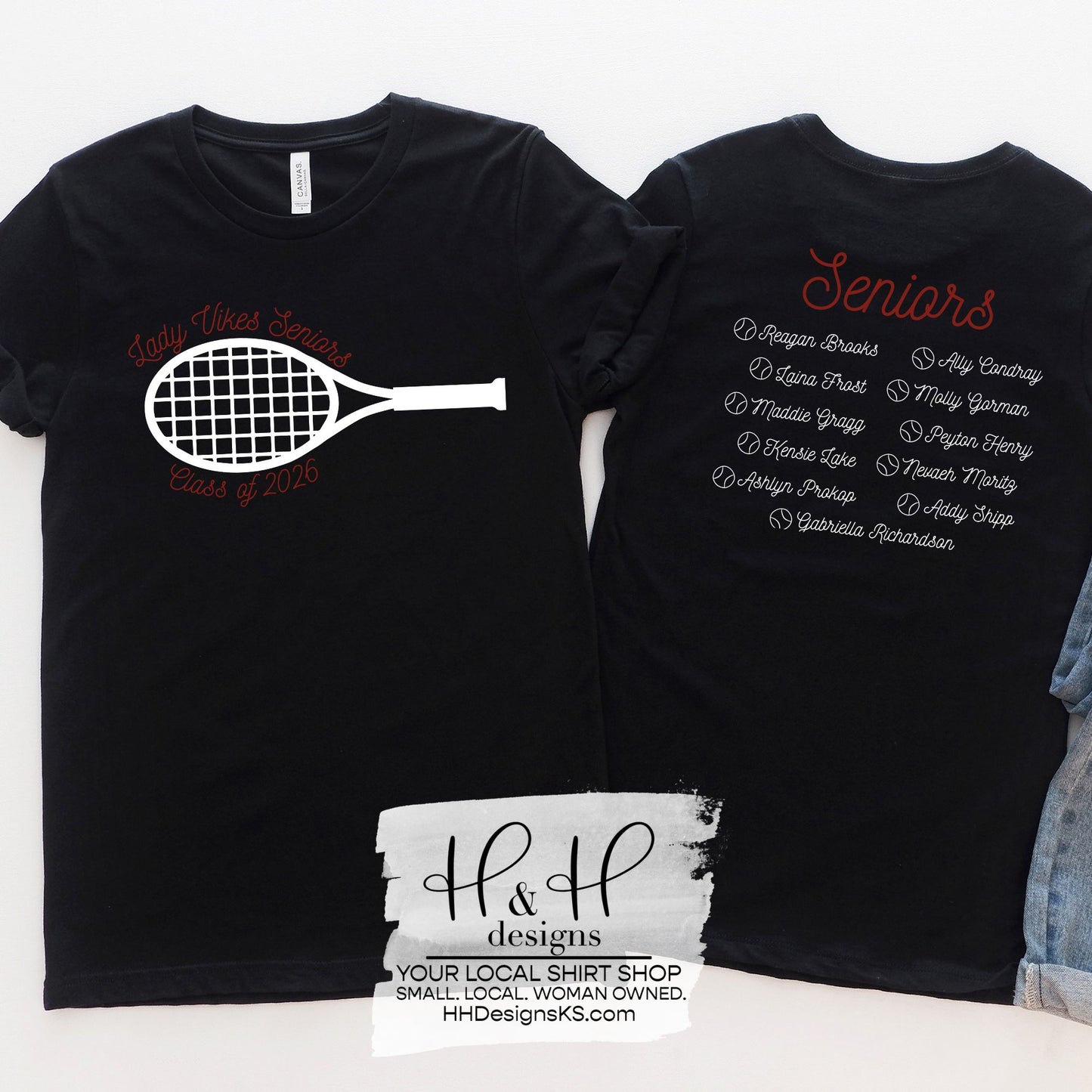 Lady Vikes Seniors 2025 ~ Lady Vikes Tennis 2025