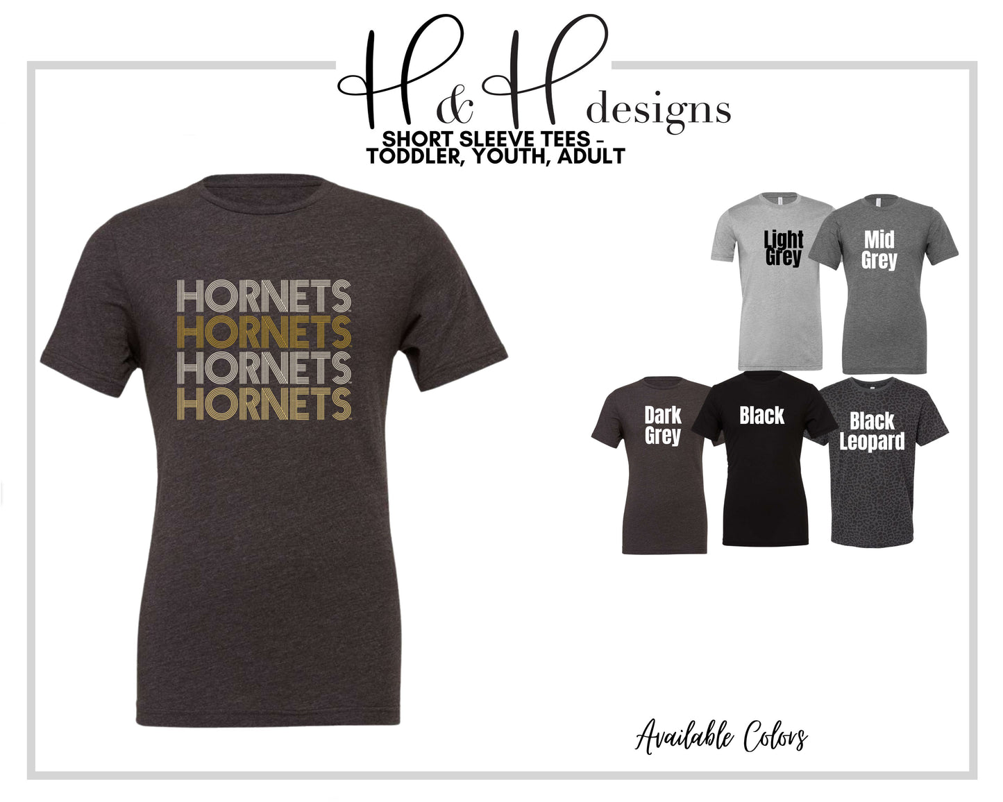 Hornets Prisma Stack ~ Licensed Apparel ~ HHESU105