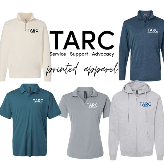 TARC ~ Printed Button and Zip Items All Departments Available