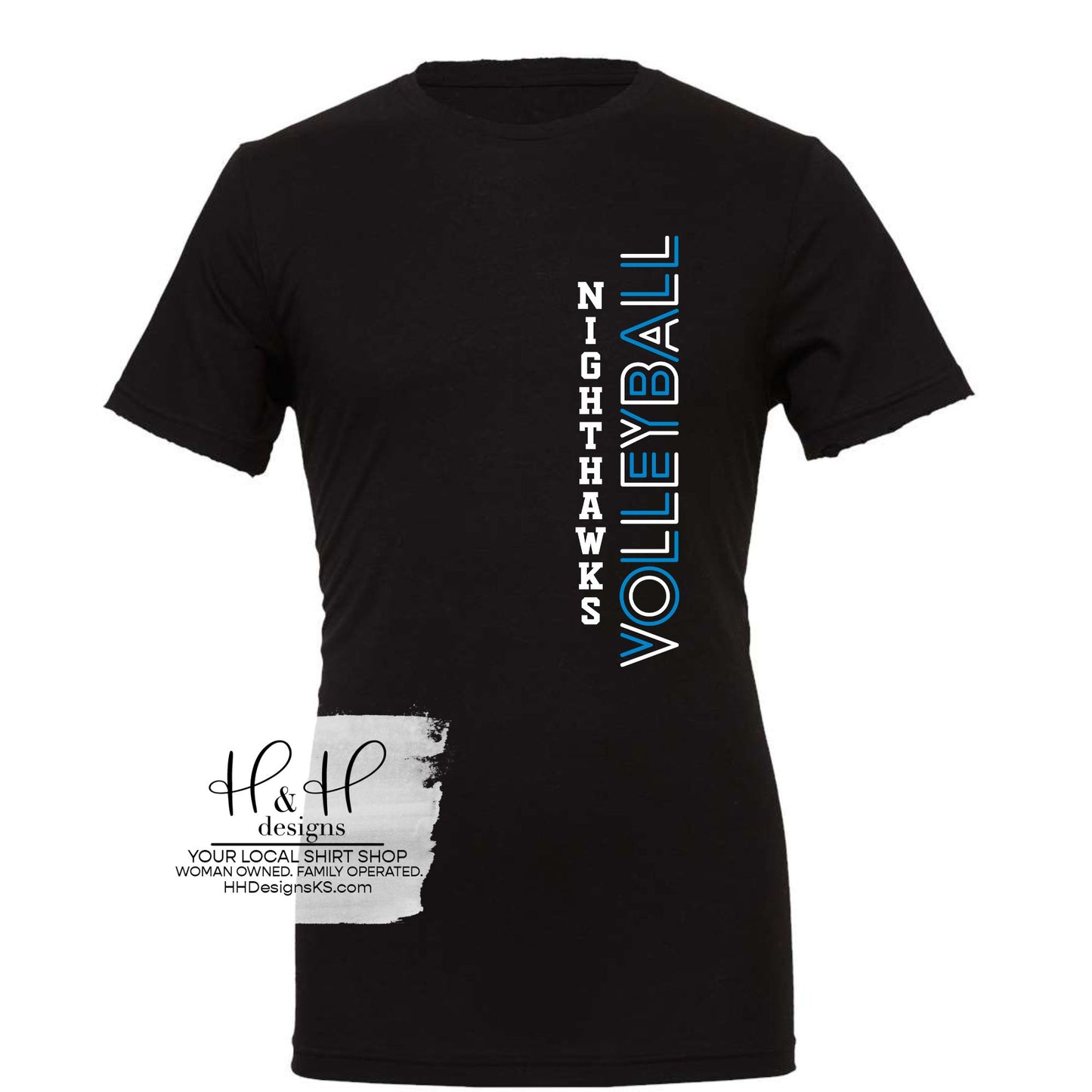 Nighthawks Volleyball Double Vertical ~ NEK ~ HH2118