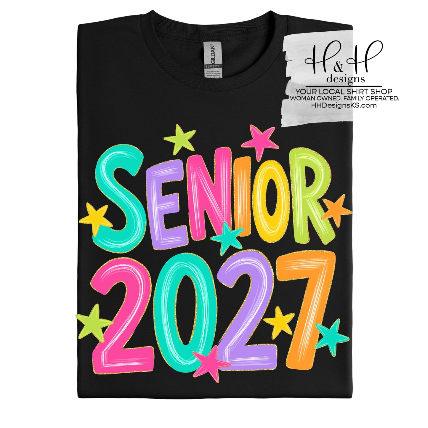 Senior 2027 Pastel Stars ~ HH2130
