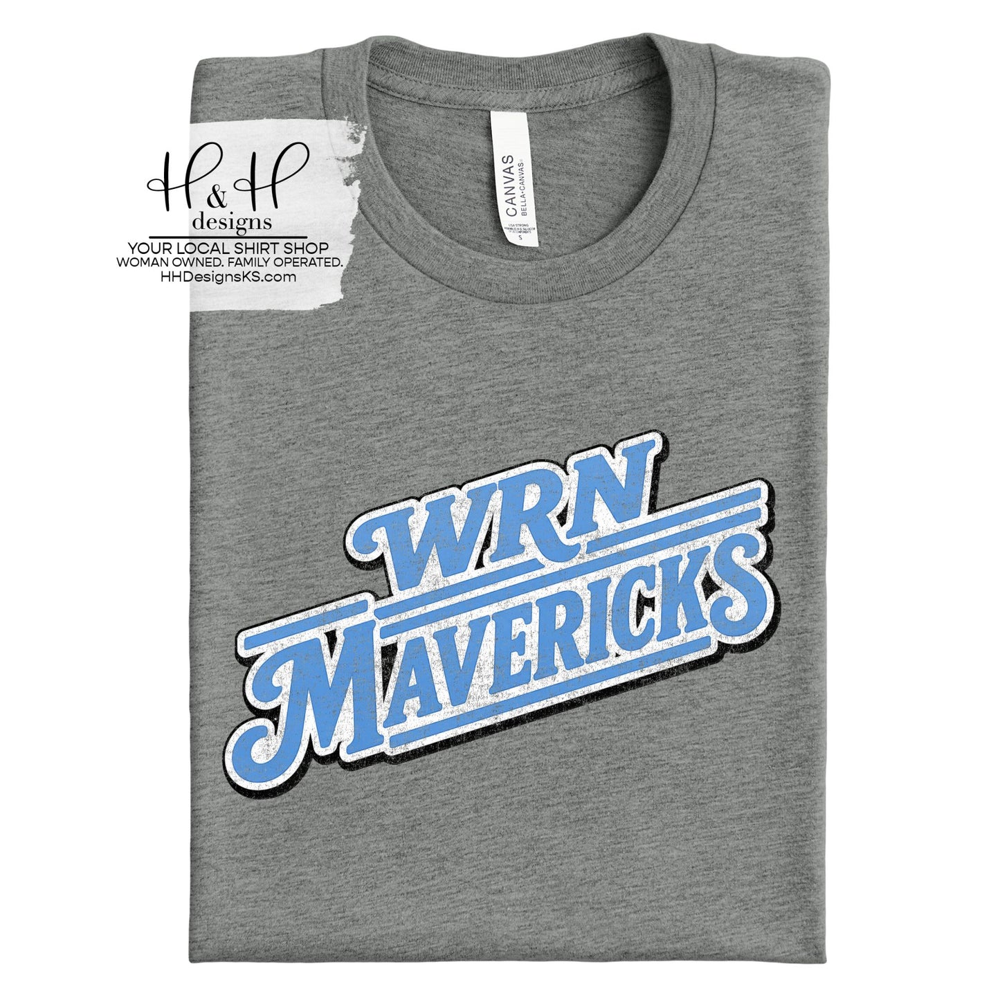 WRN Mavericks Retro Script ~ WRN Mavericks Fundraiser ~ HH2139