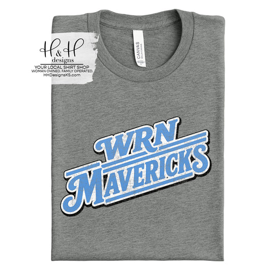 WRN Mavericks Retro Script ~ WRN Mavericks Fundraiser ~ HH2139