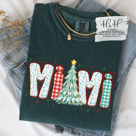 Mimi Christmas Patterned Lace