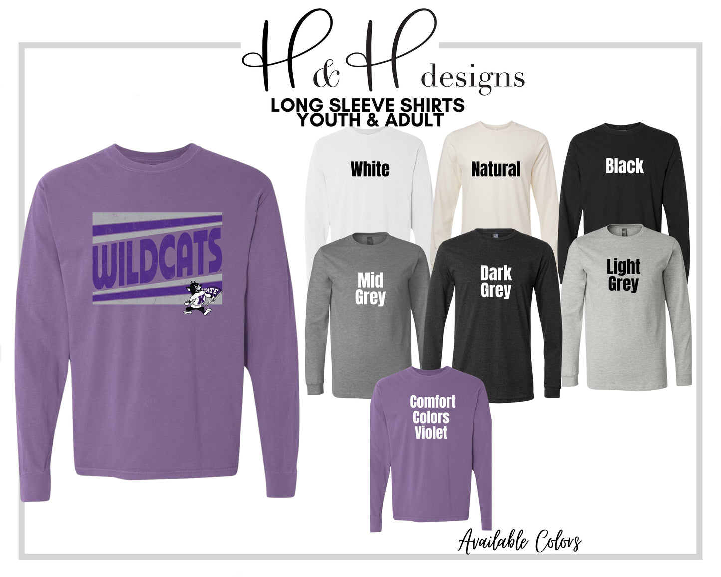 Wildcats Triple Triangle ~ Licensed Apparel ~ HHKSU181