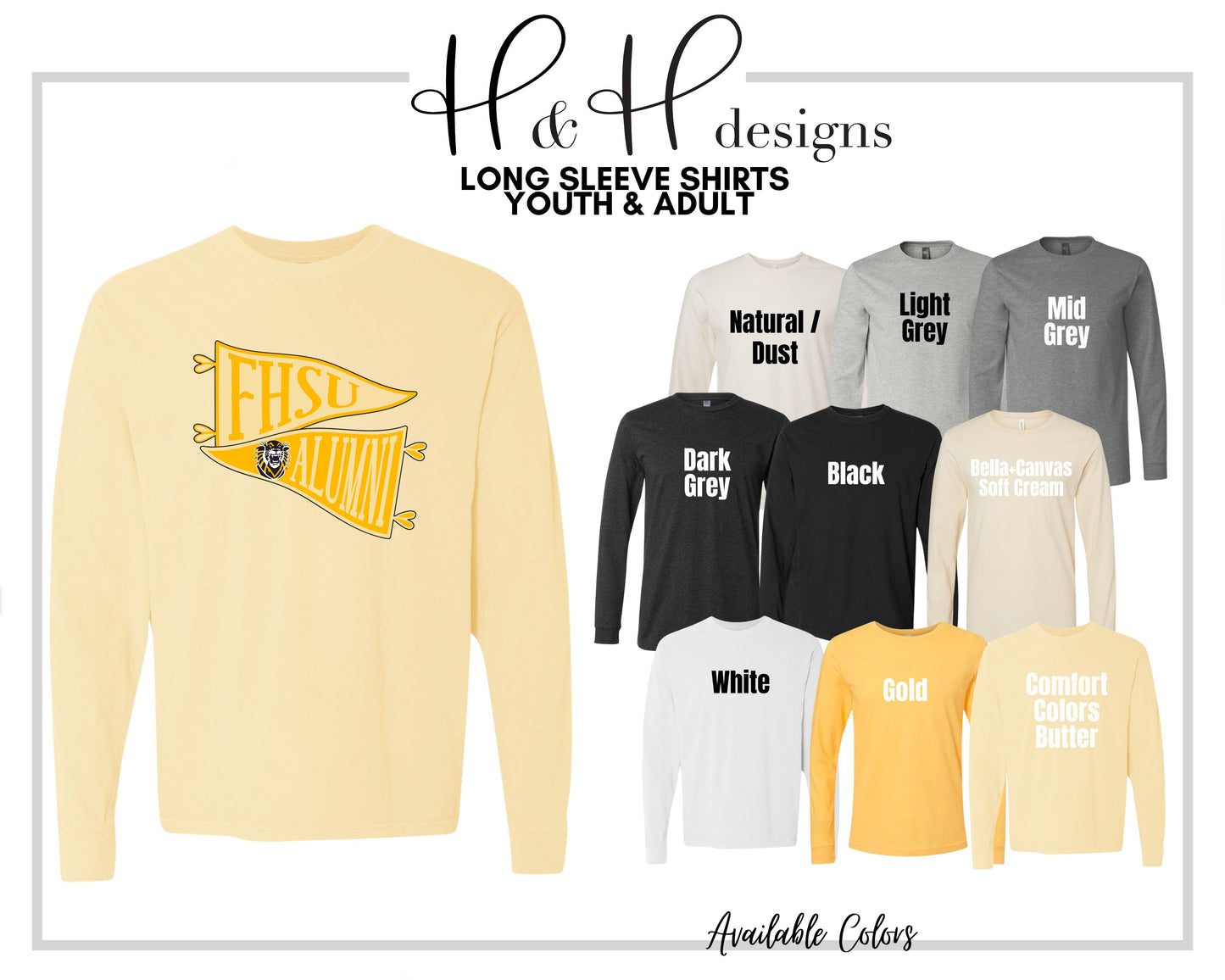 Fort Hays State Alumni Pennants ~ Licensed Apparel ~ HHFHSU126