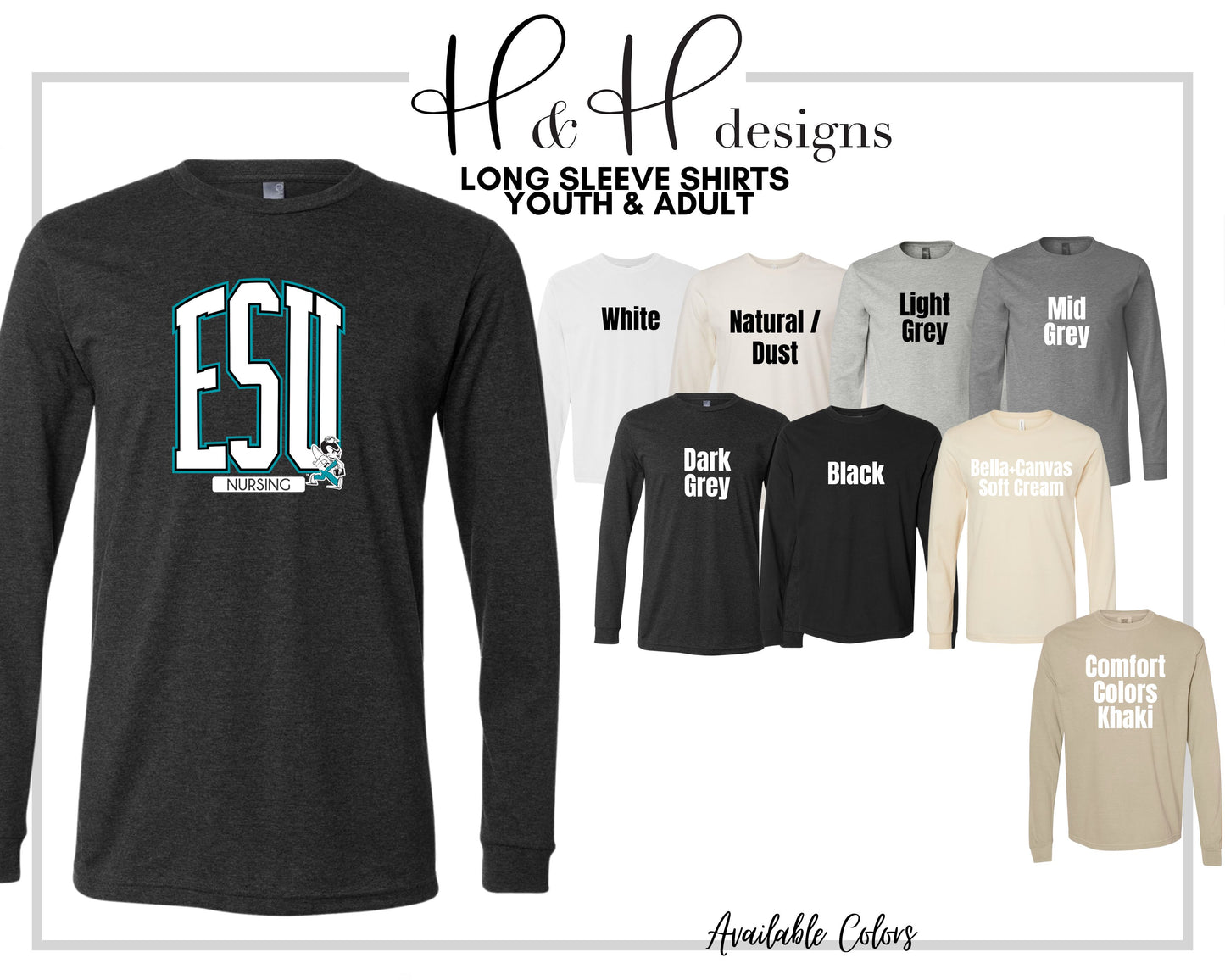 ESU Nursing Arch ~ Licensed Apparel ~ HHESU124