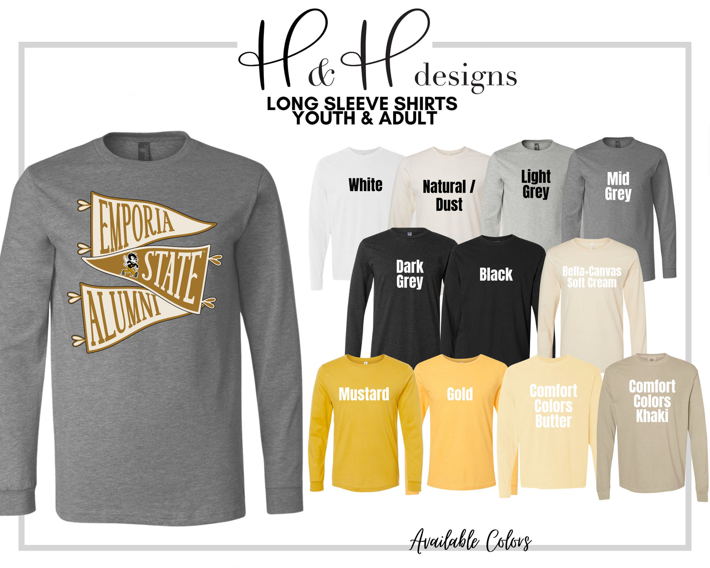 Emporia State Alumni Pennants  ~ Licensed Apparel ~ HHESU139