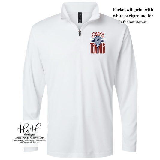 SHS Boys Tennis Performance Quarter Zip Sweatshirt