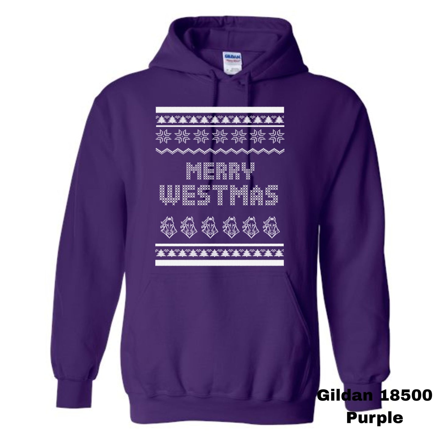 Merry Westmas ~ HH989 ~ Gildan hoodie