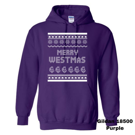 Merry Westmas ~ HH989 ~ Gildan hoodie