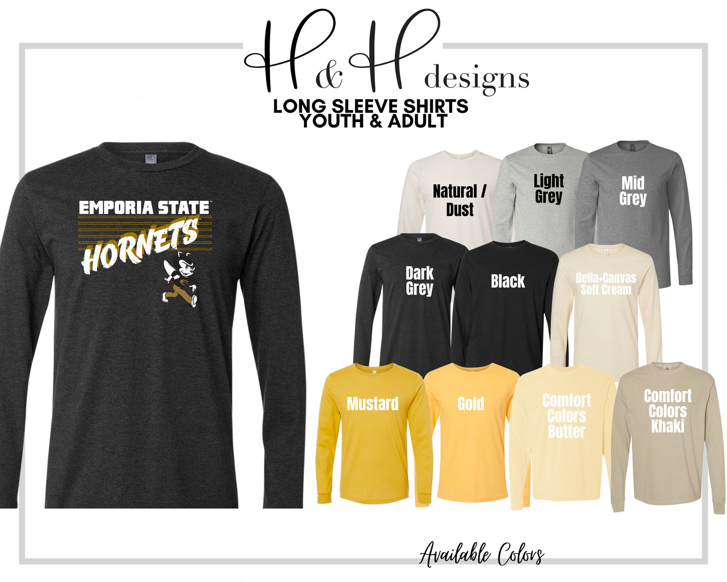 Hornets Six Rectangles  ~ Licensed Apparel ~ HHESU129