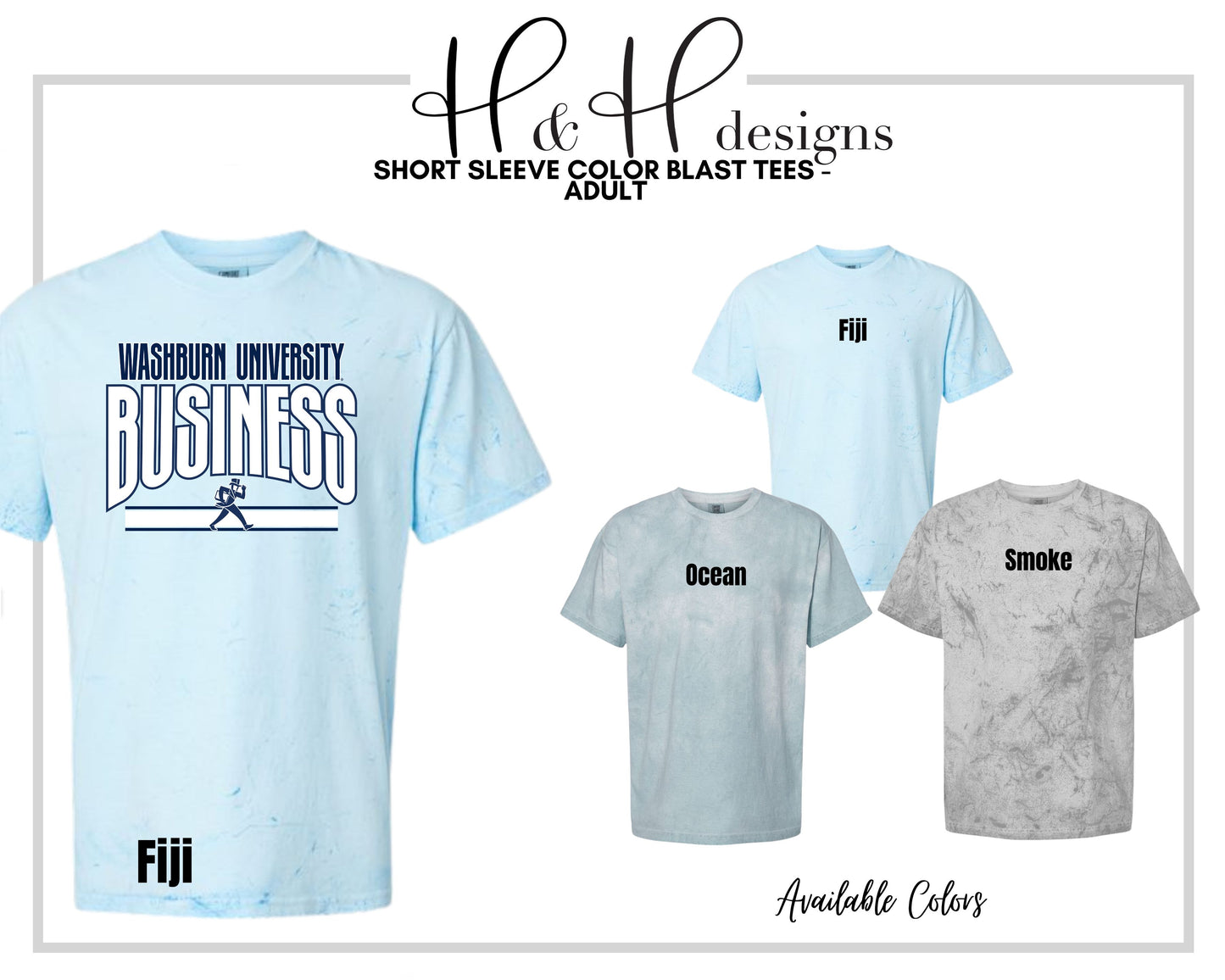 Washburn University Business Warp ~ Licensed Apparel ~ HHWU239