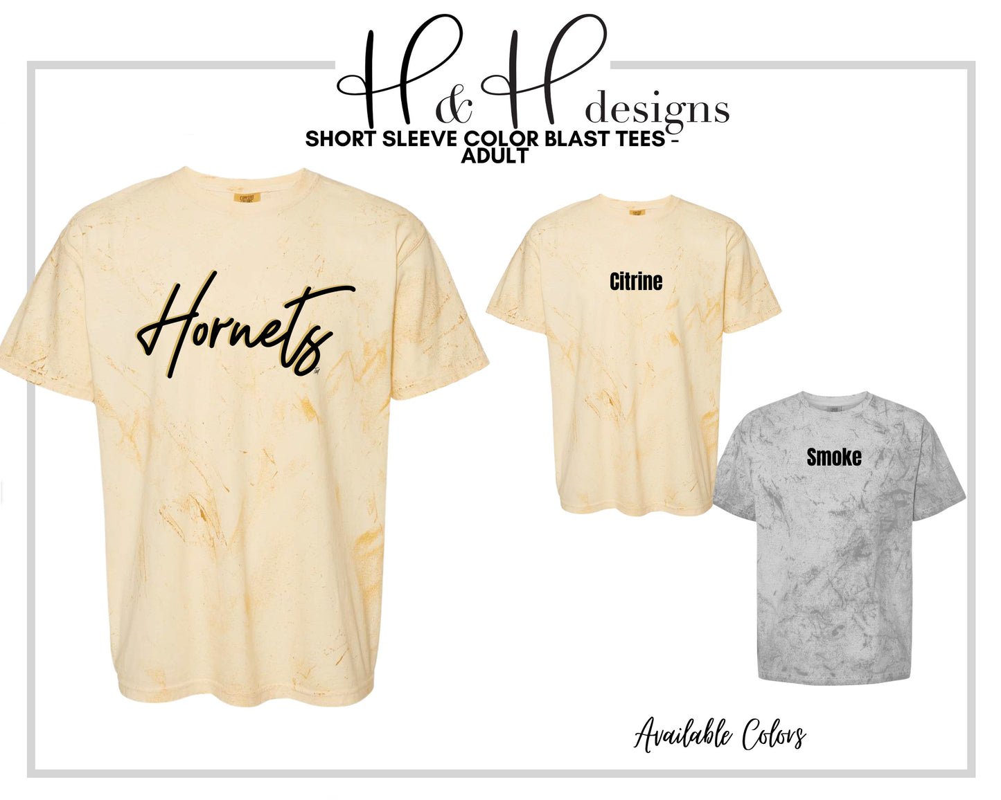 Hornets Script Stack ~ Licensed Apparel ~ HHESU103