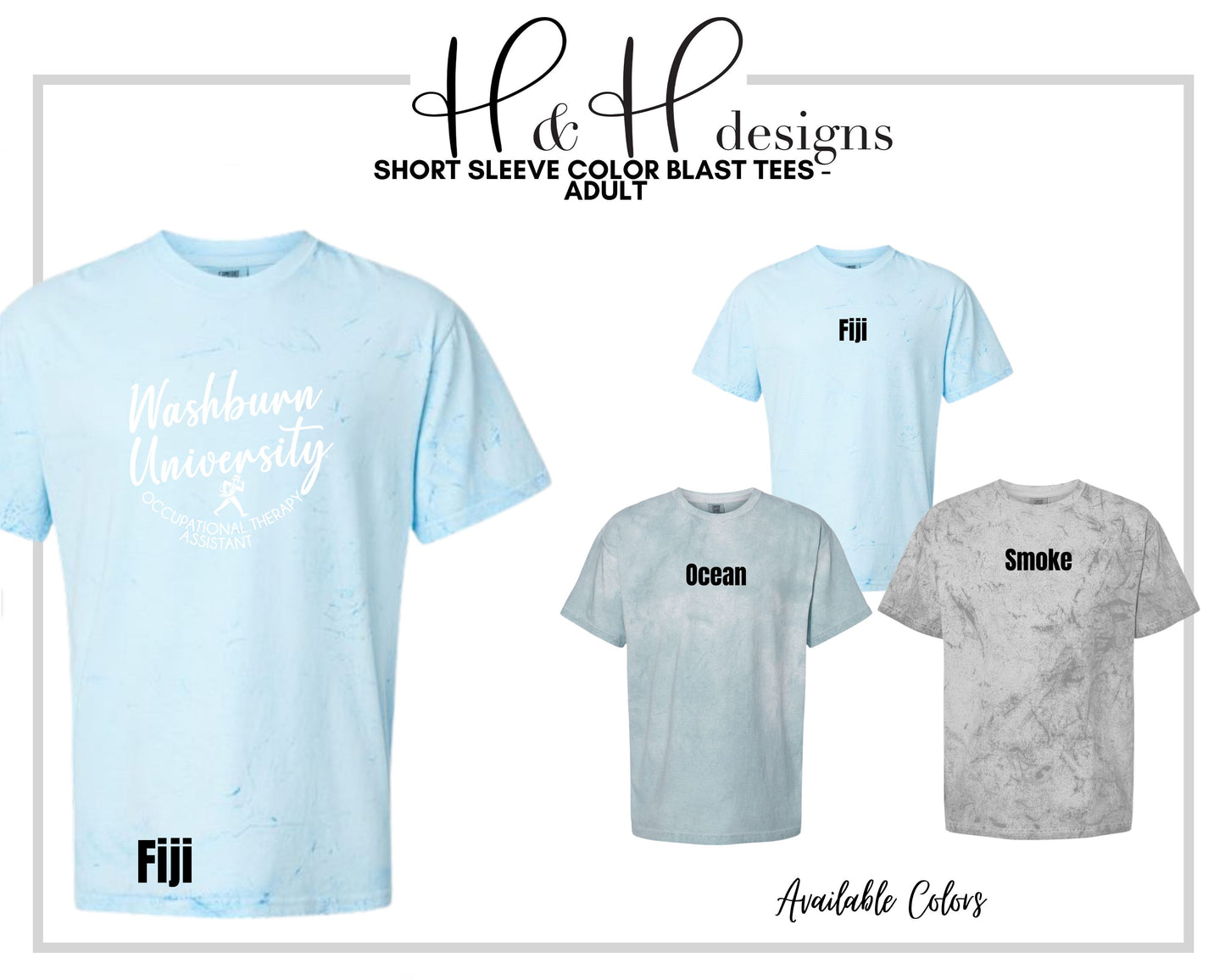 Washburn University Occupational Therapy Assistant Classic Round~ Licensed Apparel ~ HHWU233