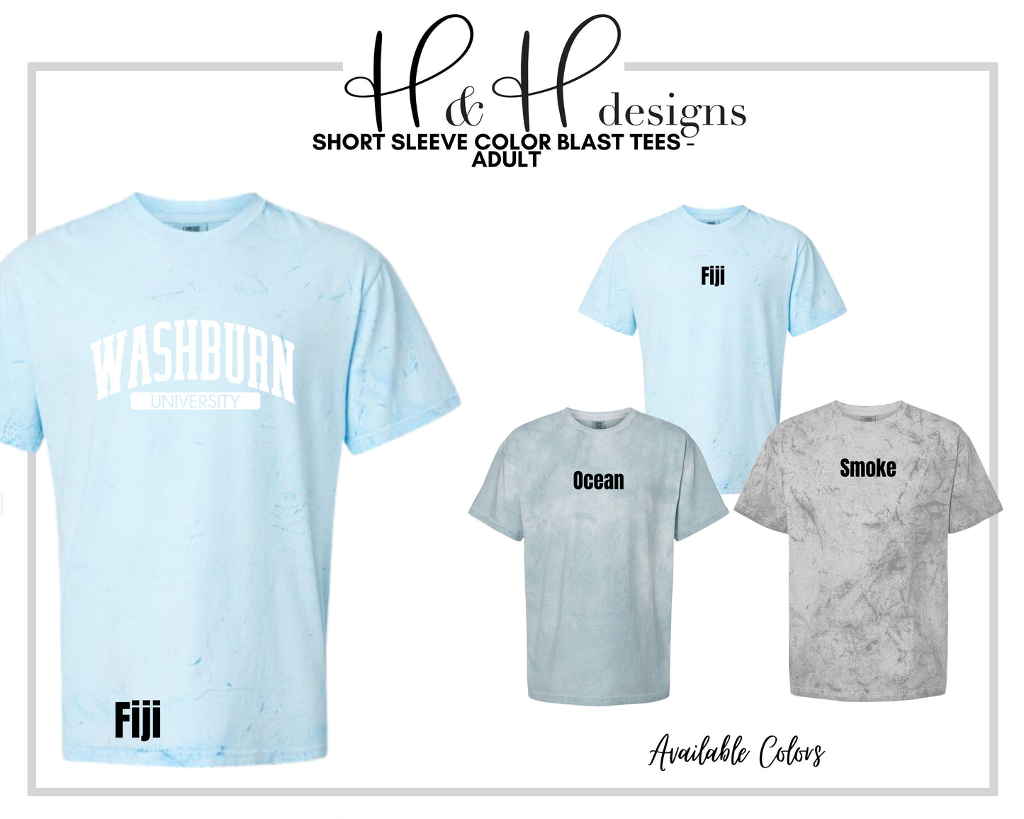 Washburn University Classic Block Arch ~ Licensed Apparel ~ HHWU204