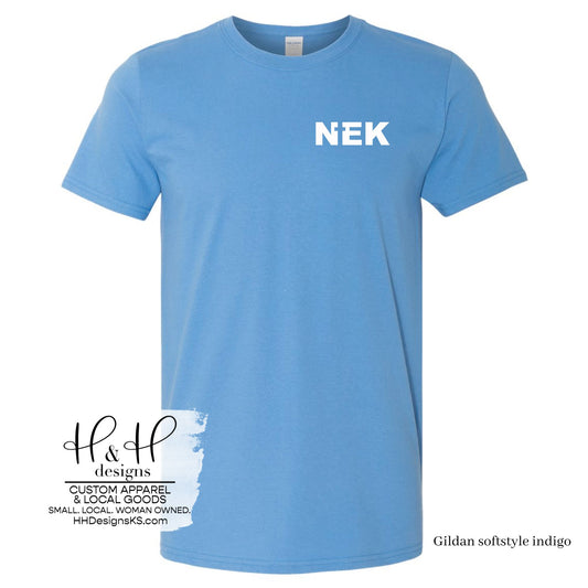 NEK Cross ~ White Print ~ NEK