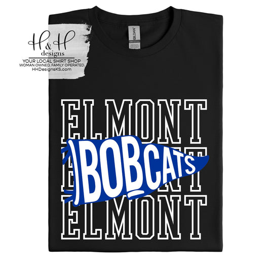 Elmont Bobcats Pennant Stack ~ HH1000 ~ Elmont Elementary 2026