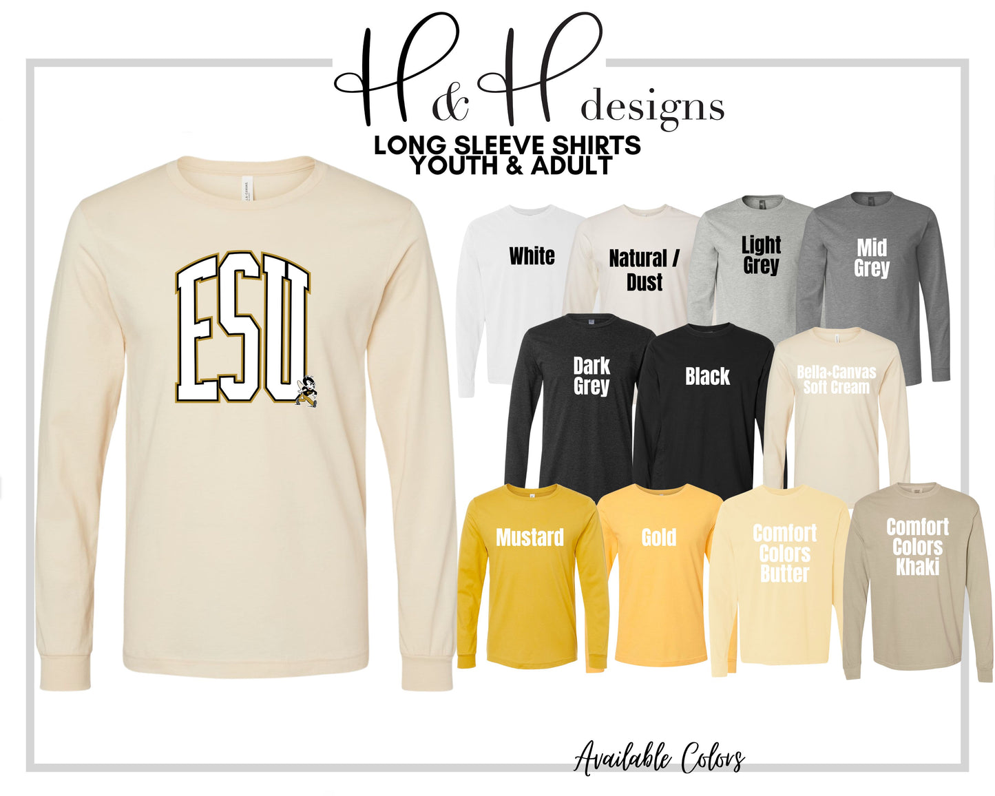 ESU Arch ~ Licensed Apparel ~ HHESU114
