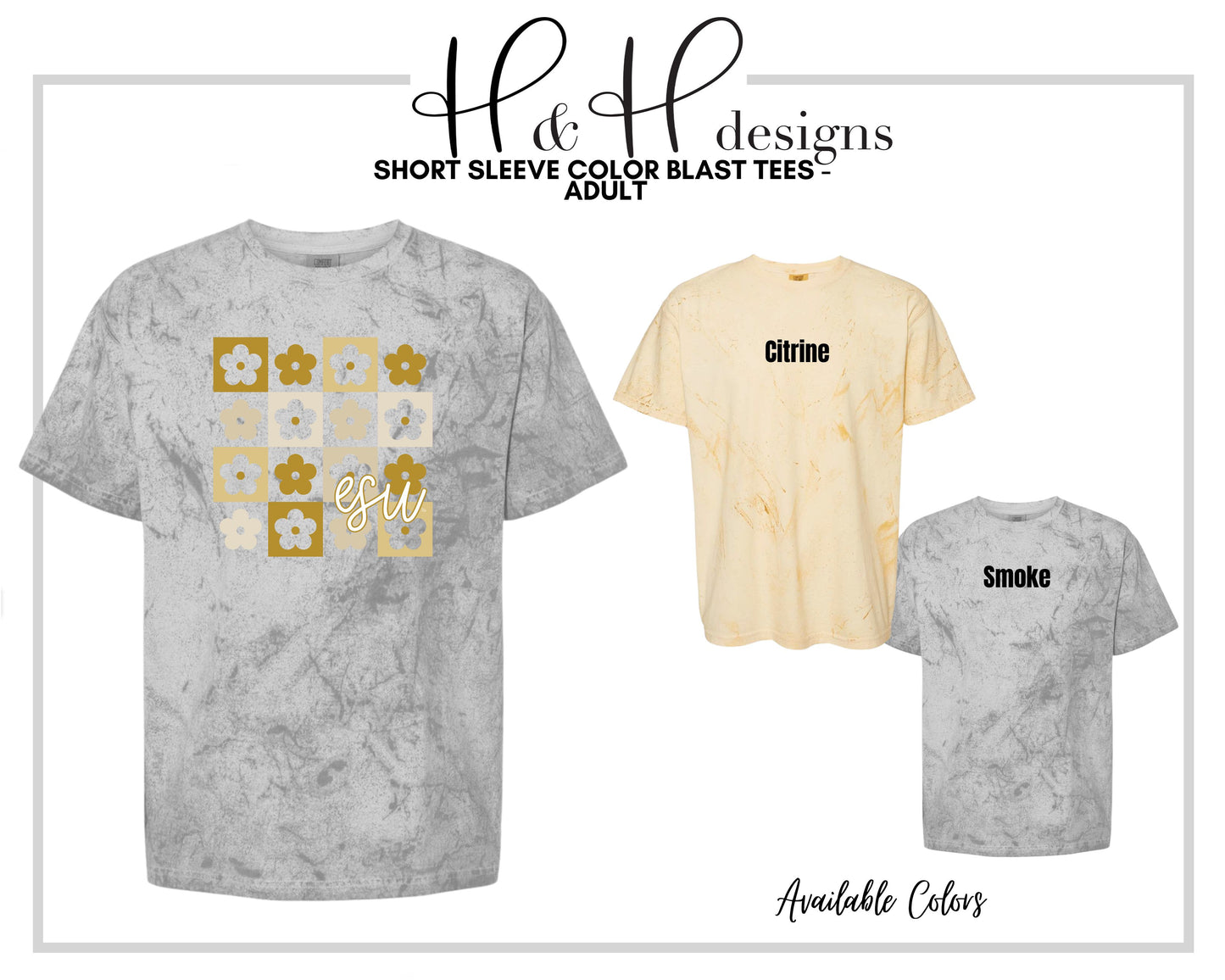 ESU Daisy Block ~ Licensed Apparel ~ HHESU106