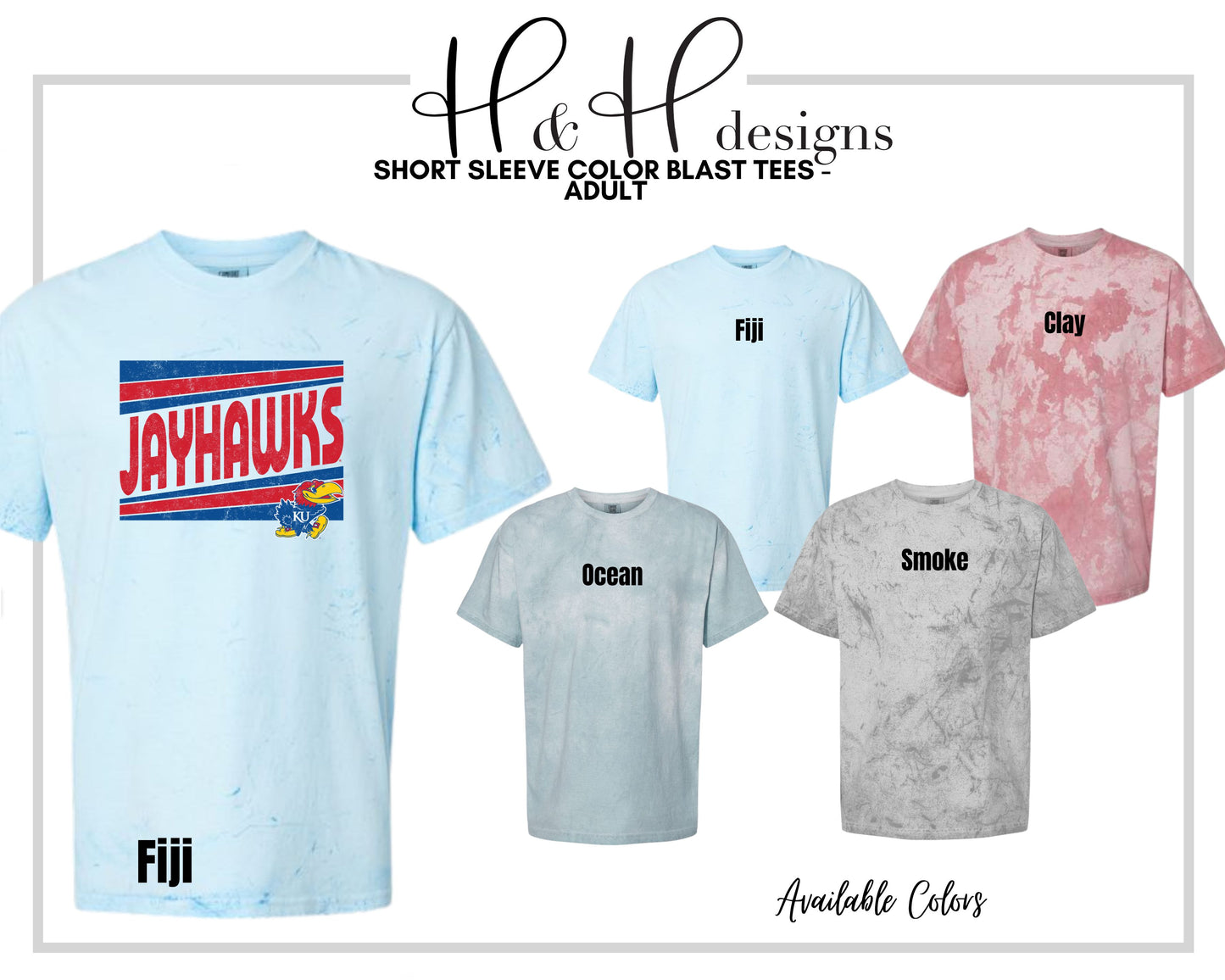 Jayhawks Triple Triangle ~ Licensed Apparel ~ HHKU157