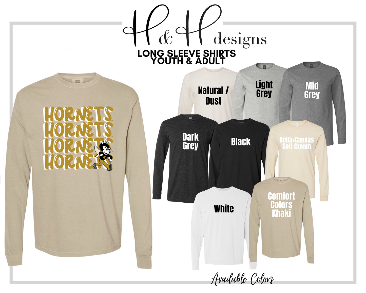 Hornets Doodle Stack ~ Licensed Apparel ~ HHESU111