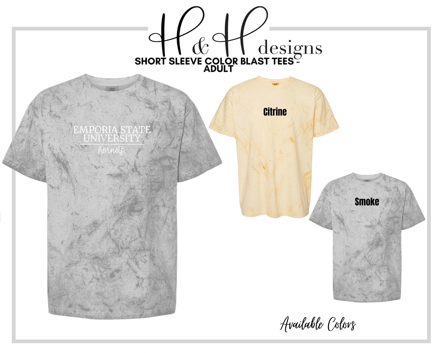 Emporia State University Classic Type ~ Licensed Apparel ~ HHESU104