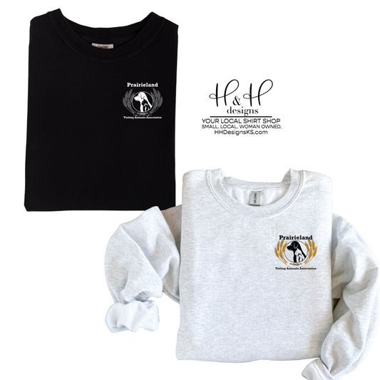 Prairieland Visiting Animal Association - Left Chest  - Tees and Sweatshirts