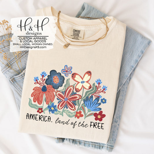 American Land of the Free Floral