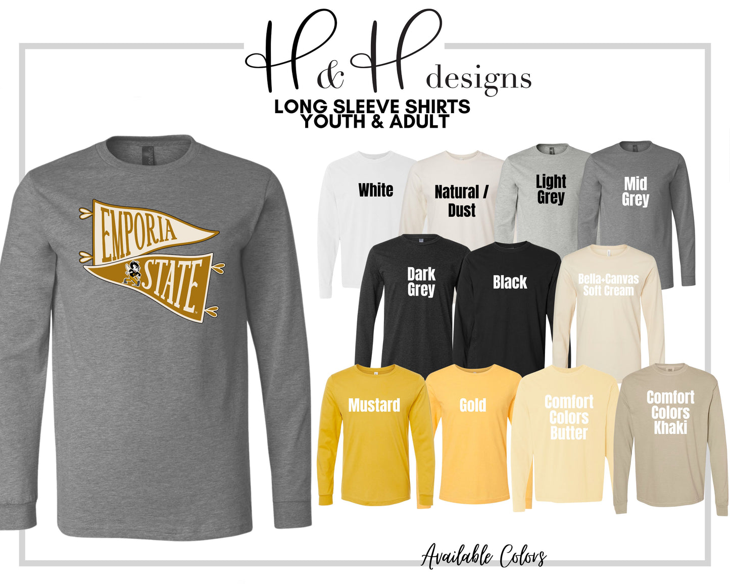 Emporia State Mascot Pennants ~ Licensed Apparel ~ HHESU142