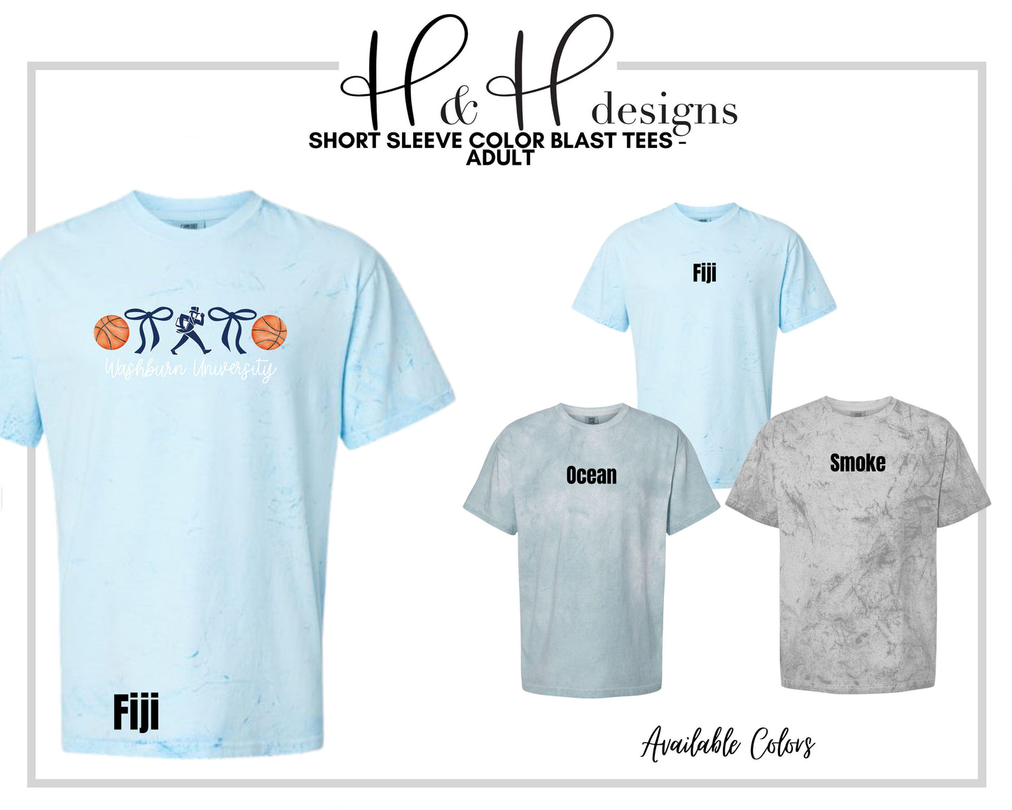 Washburn University Basketball Coquette Bows ~ Licensed Apparel ~ HHWU206