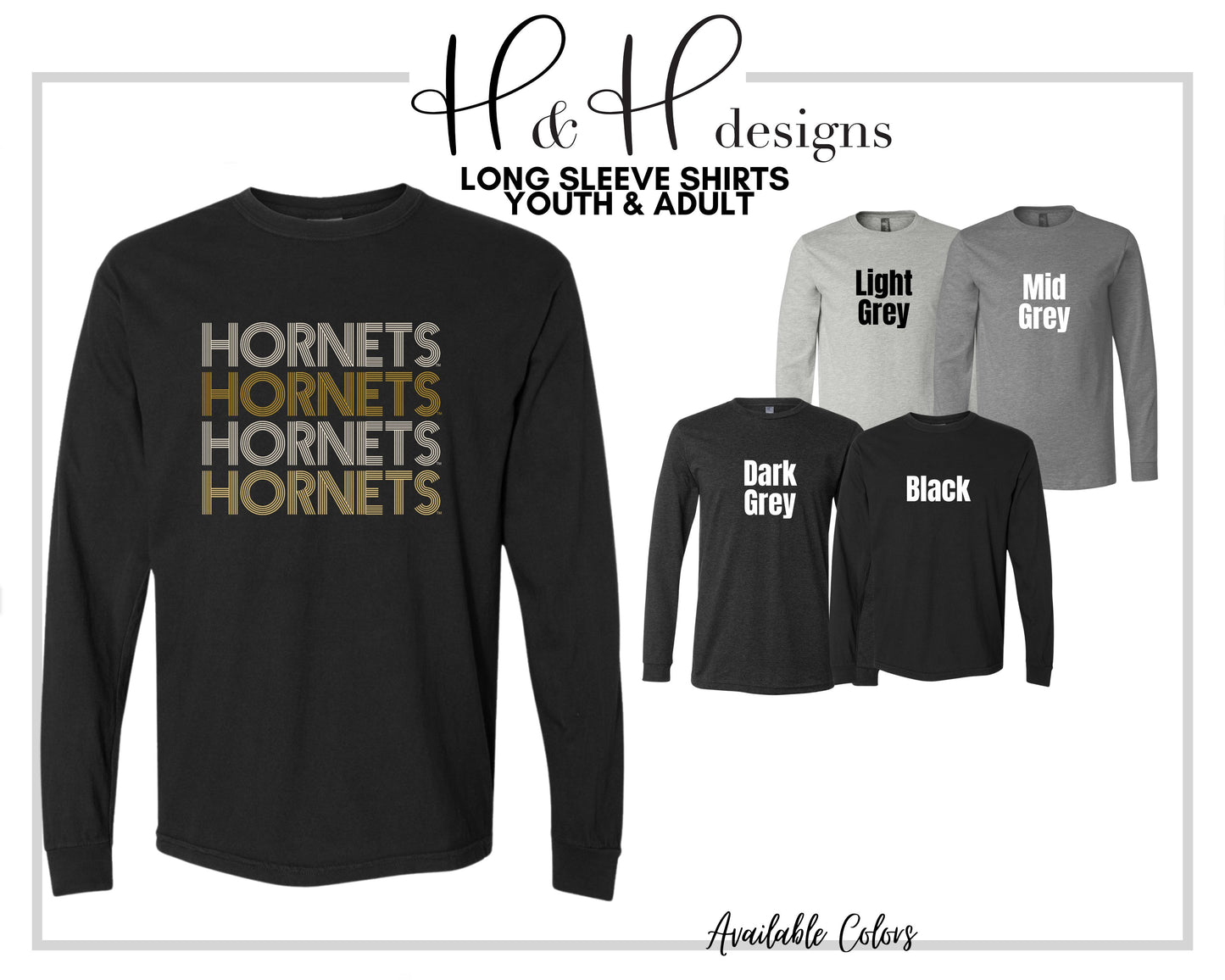 Hornets Prisma Stack ~ Licensed Apparel ~ HHESU105