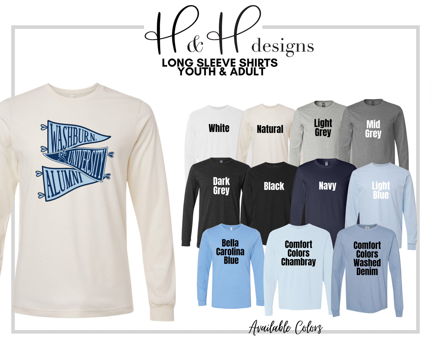 Washburn Alumni Pennants  ~ Licensed Apparel ~ HHWU217