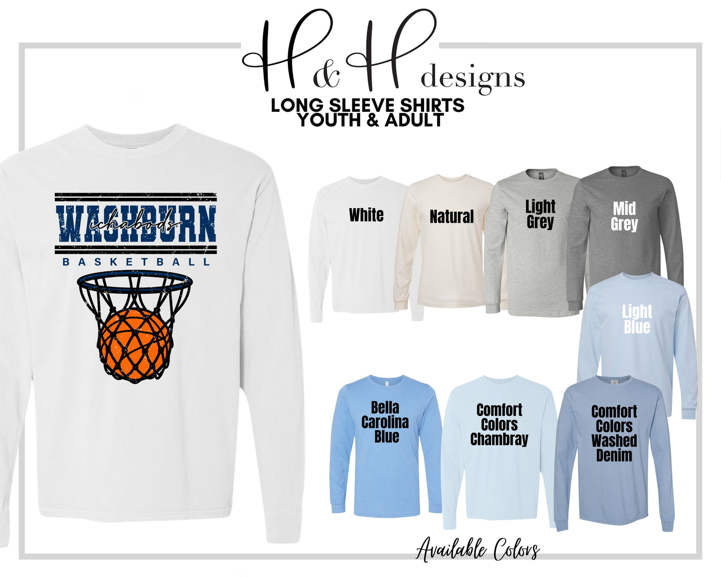 Washburn Ichabods Double Lined Basketball ~ Licensed Apparel ~ HHWU230