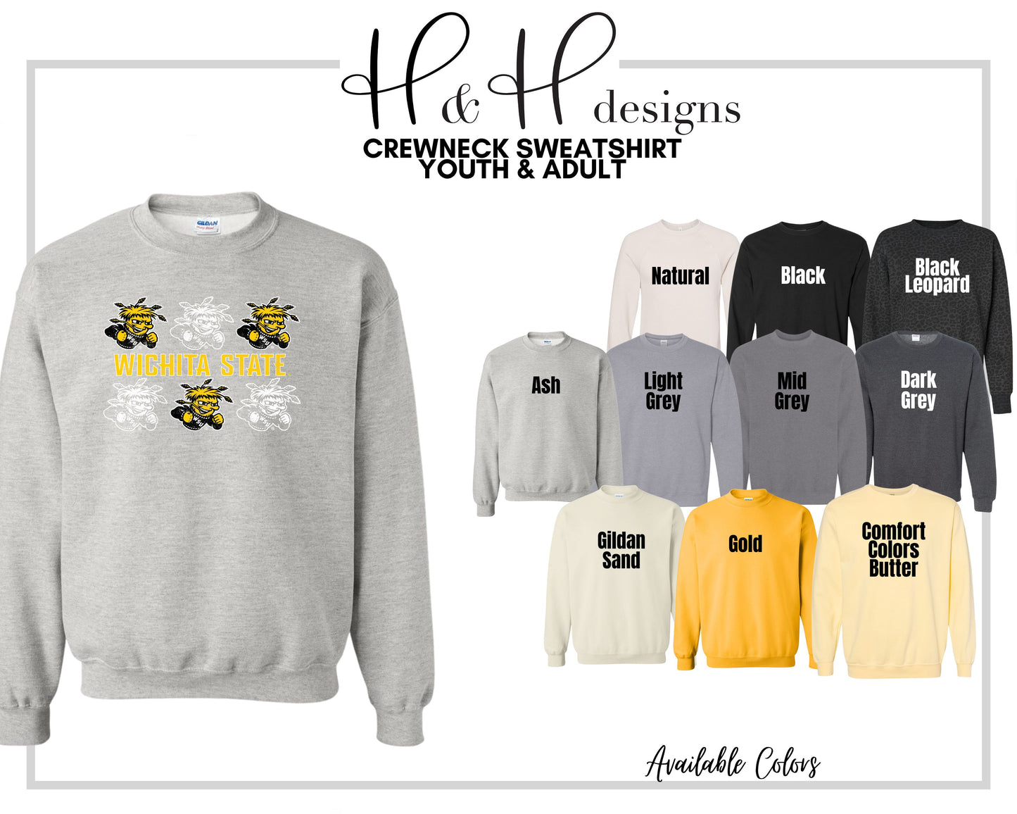 Distressed Shockers ~ Licensed Apparel ~ HHWSU111