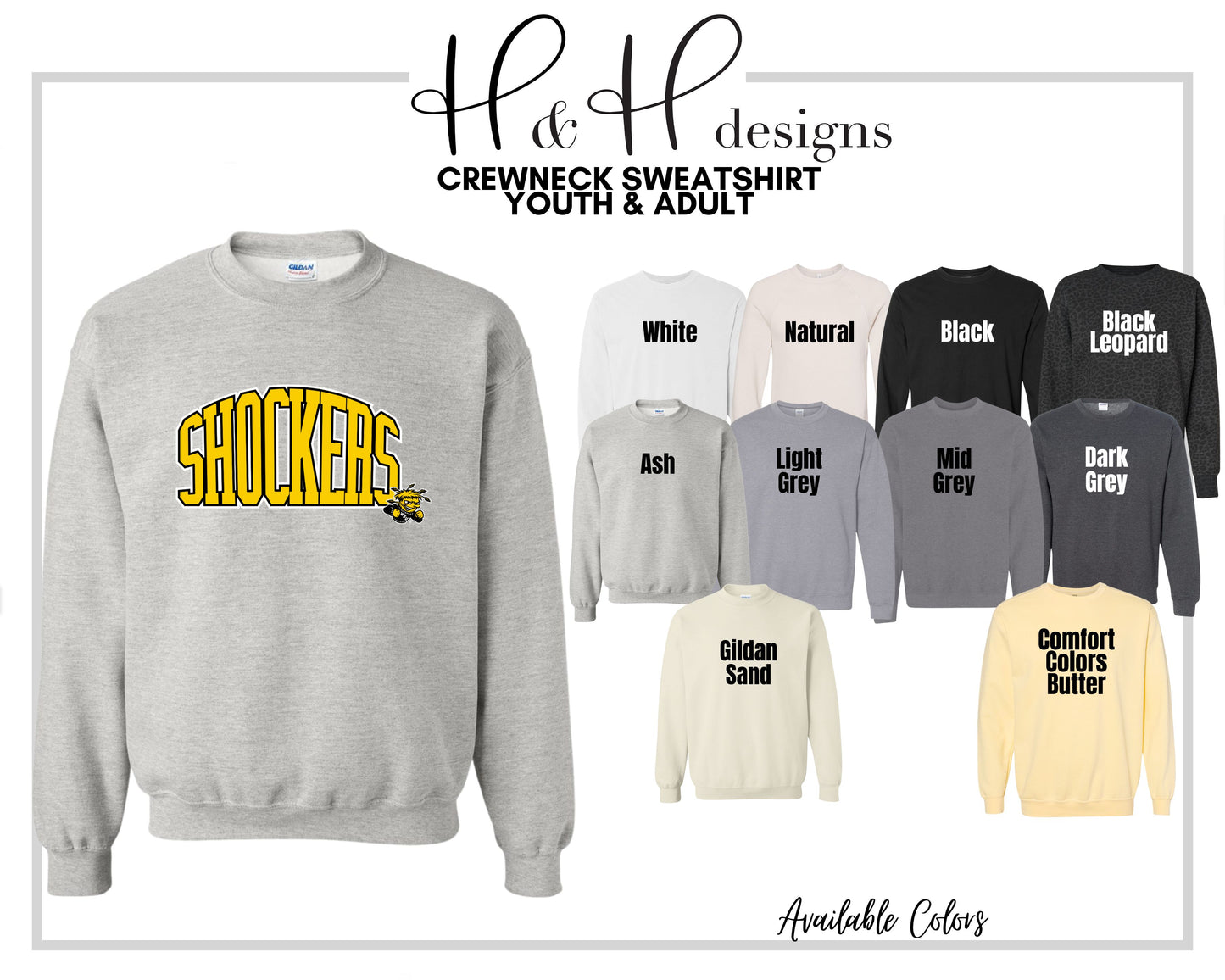 Shockers Arch ~ Licensed Apparel ~ HHWSU101
