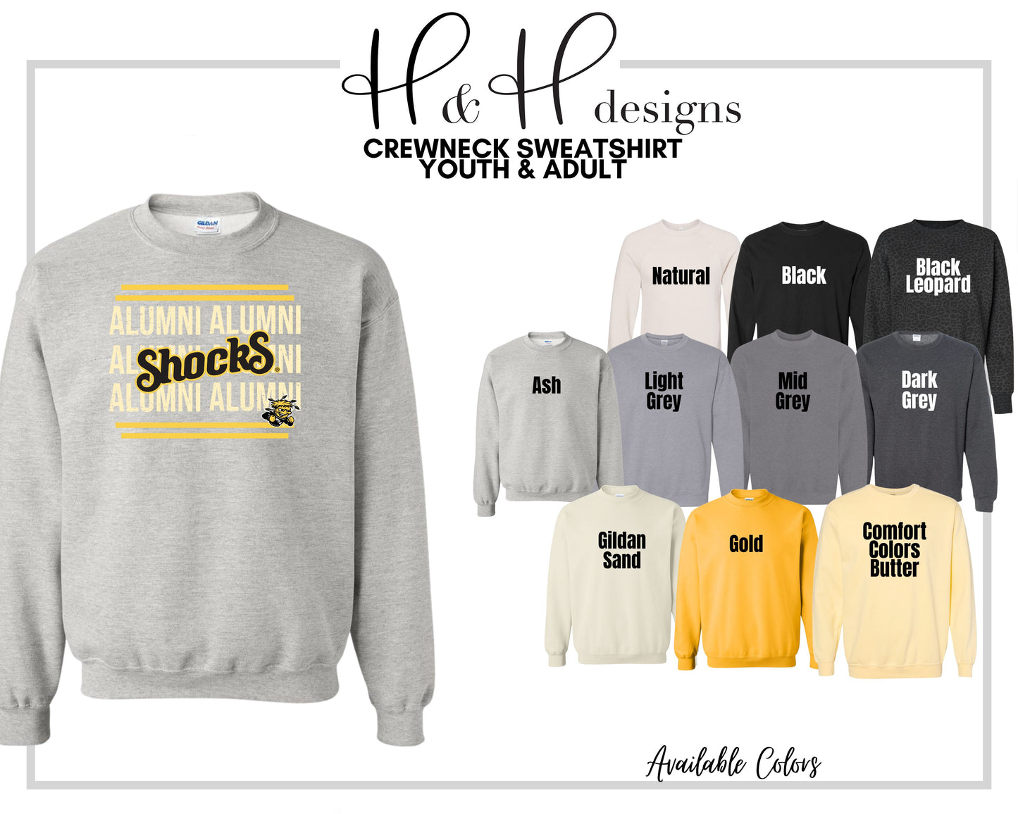 Wichita State Alumni ~ Licensed Apparel ~ HHWSU127