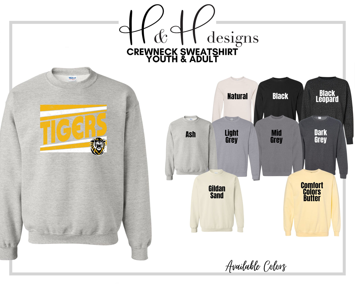 Tigers Triple Triangle ~ Licensed Apparel ~ HHFHSU115