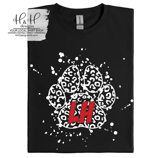 Lowman Hill Leopard Paw Print Splatter ~ Lowman Hill Fundraiser 2026 ~ HH862