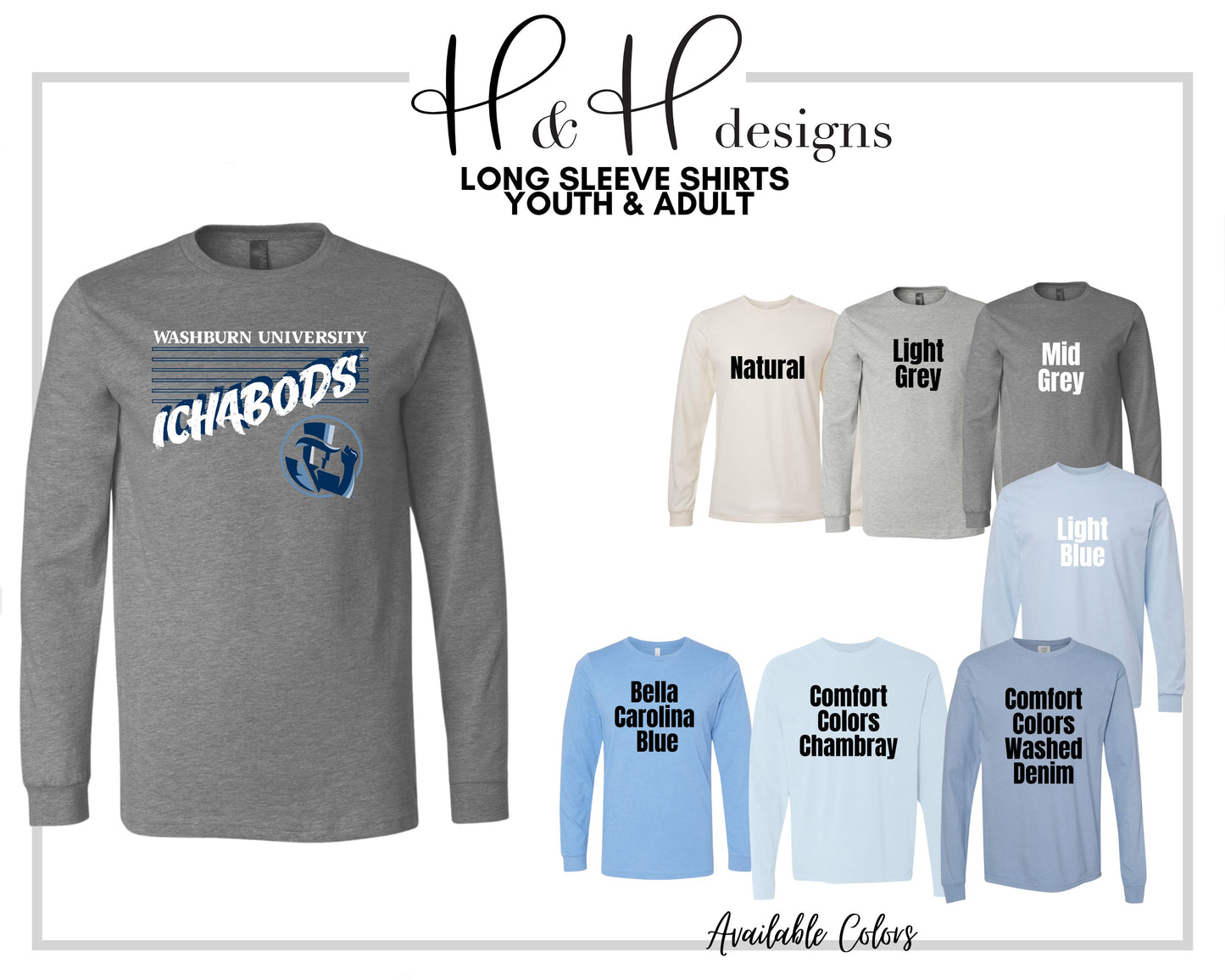 Ichabods Six Rectangles ~ Licensed Apparel ~ HHWU207