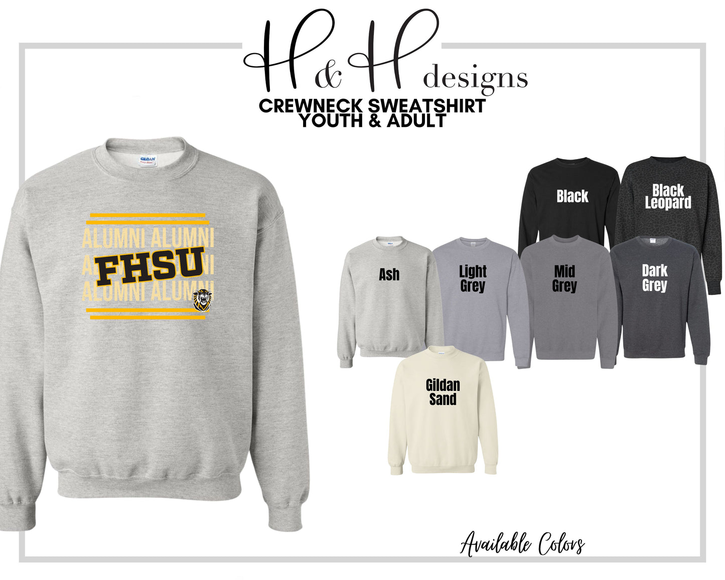 Fort Hays State Alumni ~ Licensed Apparel ~ HHFHSU127