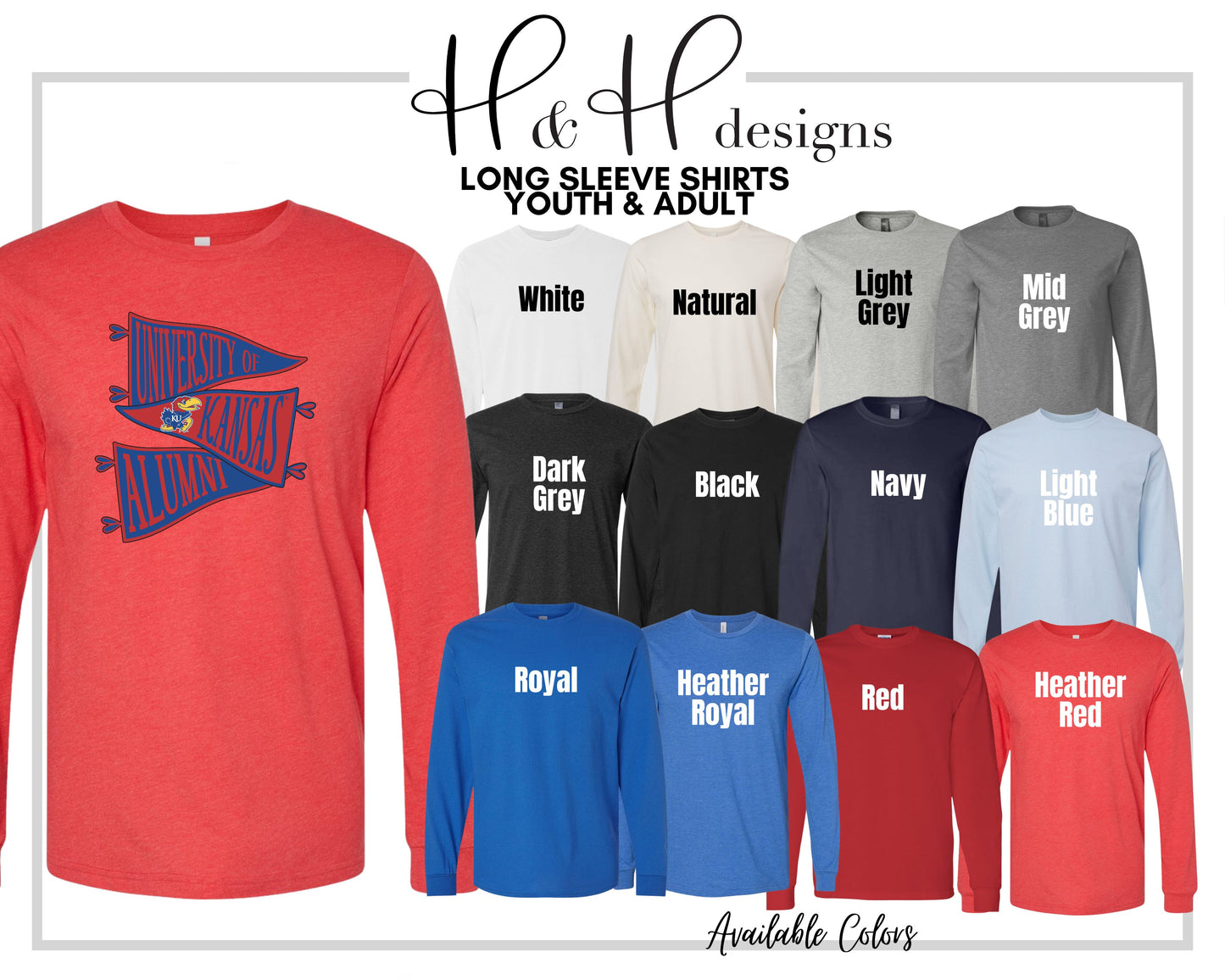 Kansas Alumni Pennants  ~ Licensed Apparel ~ HHKU168