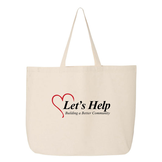 Large Tote Bag - Let's Help